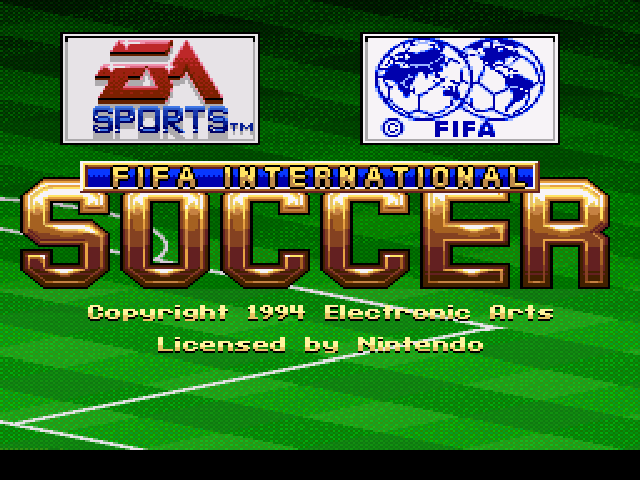 FIFA International Soccer screenshot 4 for Super Nintendo